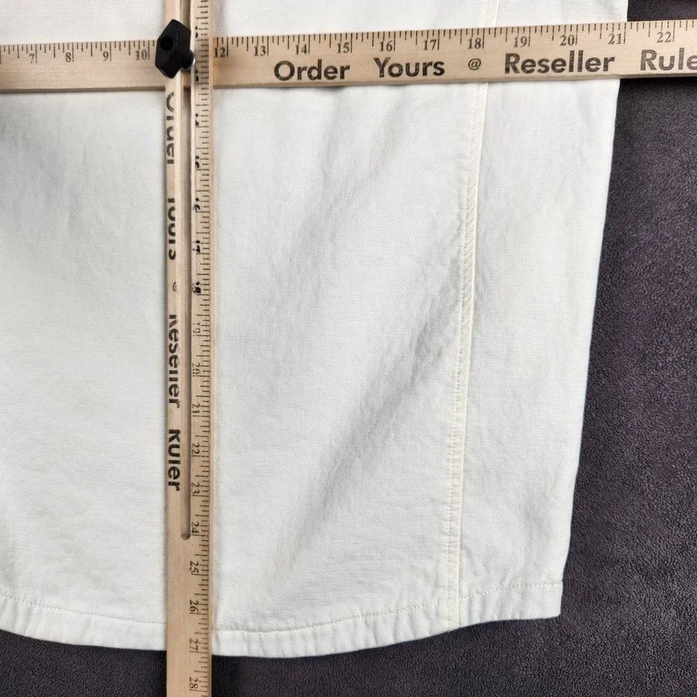 Levis‎ Lined Reverse Twill Cotton Swing Hooded White Denim Jacket Mens Medium